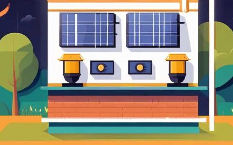 How to install solar lamps on billboards