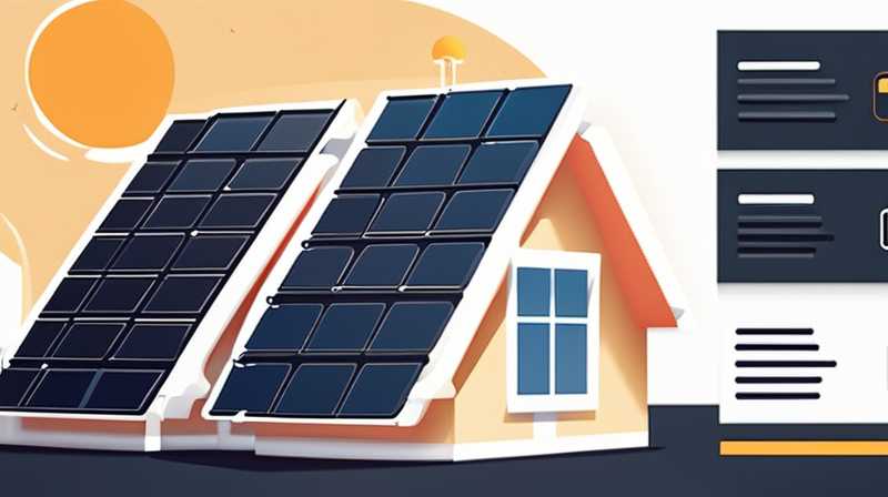 How to use the newly installed solar energy at home