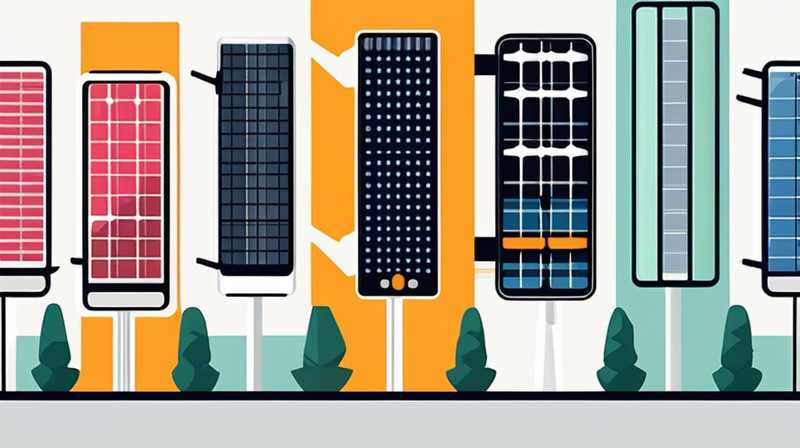 How many volts are solar cells for street lights