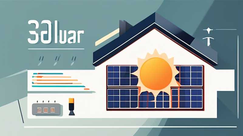 How to convert solar floor heating to electricity