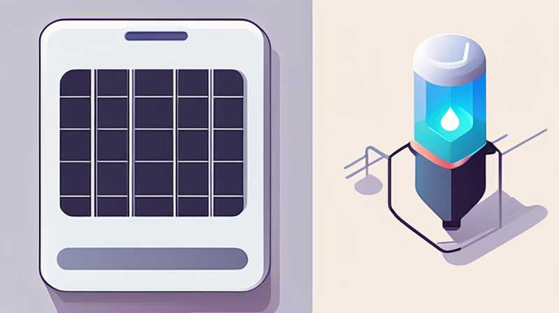 How to unlock the battery of a solar light