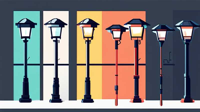 How much does a 6-meter solar light pole cost?