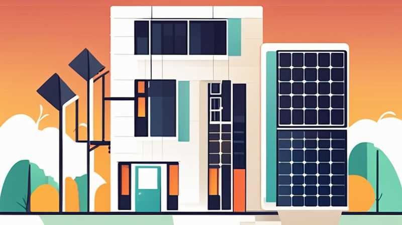 How to use solar energy to generate electricity in residential buildings