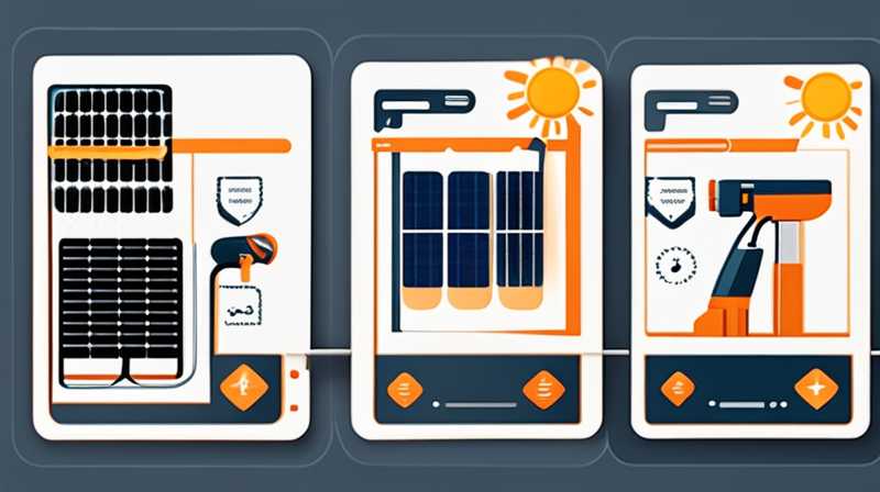 How to start the solar booster pump