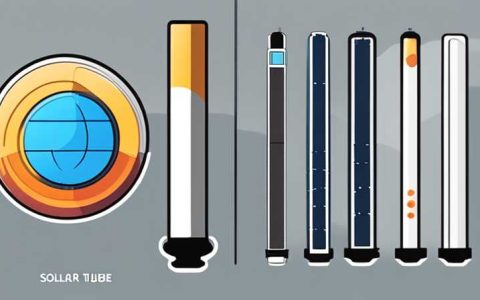 What should I do if the outside of the solar tube is broken?