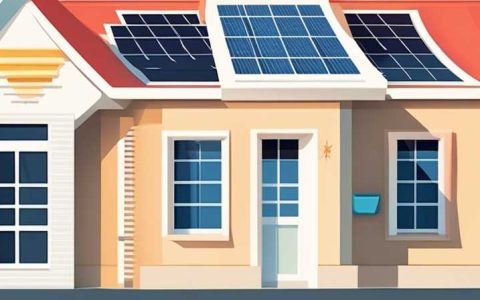Where is the solar energy on the roof?