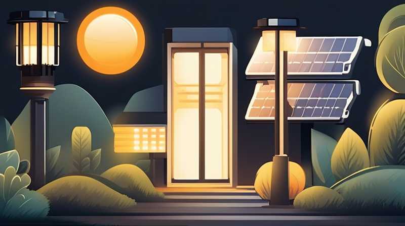 How to turn on solar outdoor garden lights