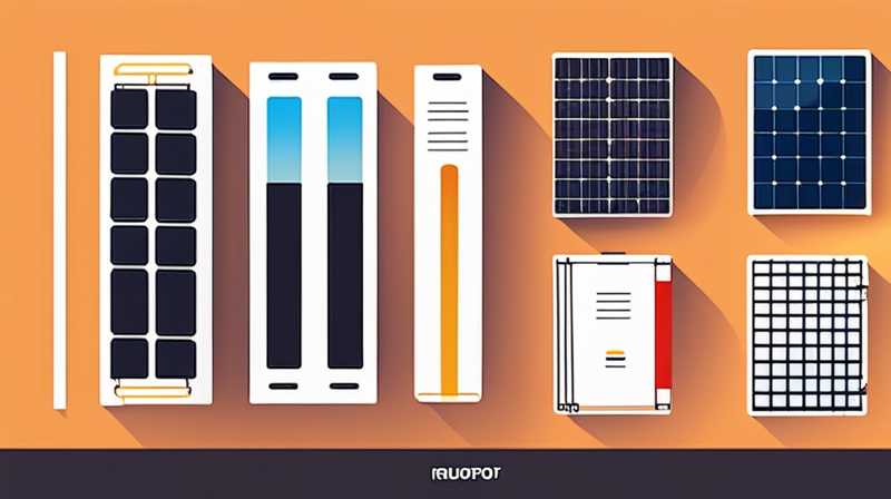 What is the concept of 100w solar panel