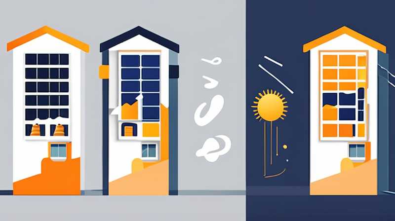 How to hide solar energy in small house