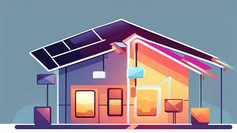 How to connect two sets of lights to solar panels