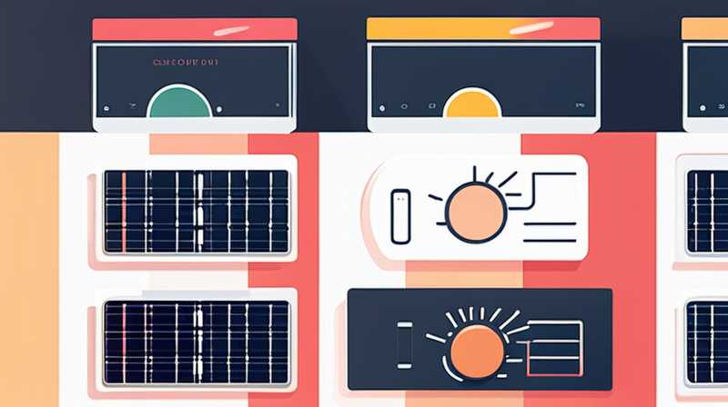 How to set solar power to shut down automatically