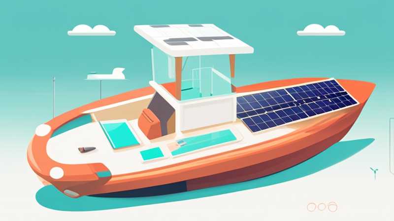 How much does it cost to use solar power to power a boat?