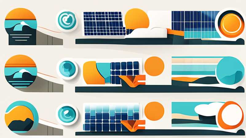 How to change solar energy into pressure-bearing type