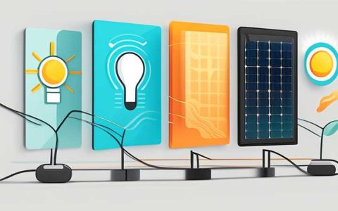 What does the 2 thin wires of solar energy mean?