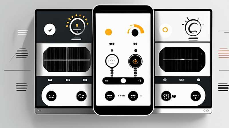 How to connect the solar sound control panel