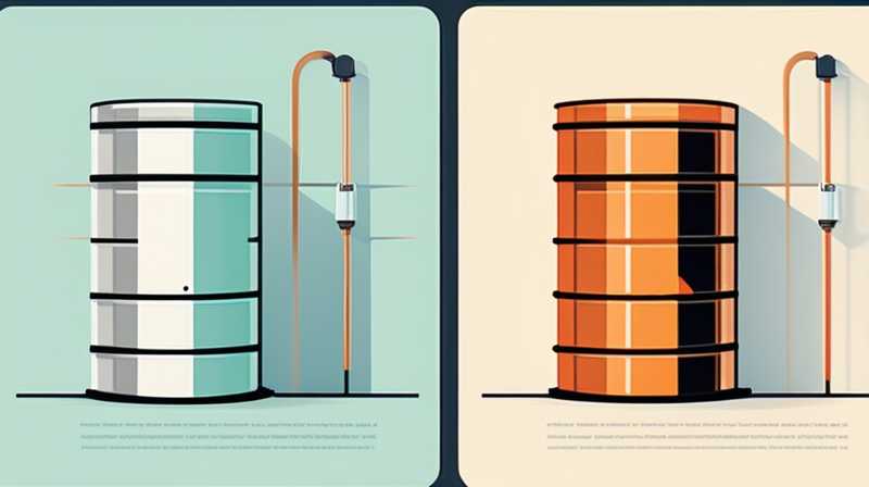 How to connect wall mounted solar panels and barrels