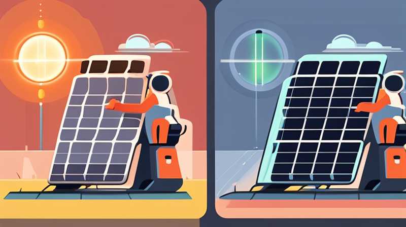 How to fix the solar power generation by self-driving