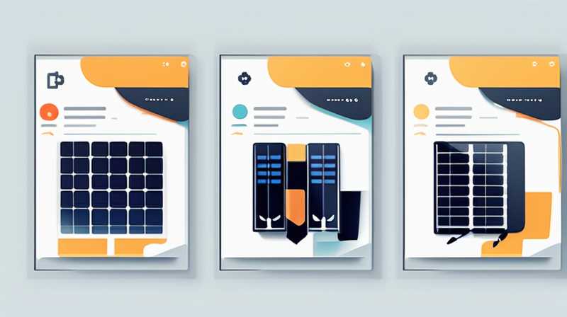 How to write a solar energy maintenance summary