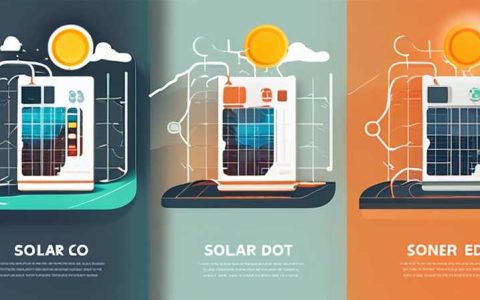 How is solar energy connected to the grid for power generation?