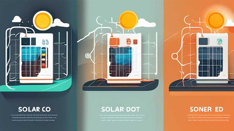 How is solar energy connected to the grid for power generation?