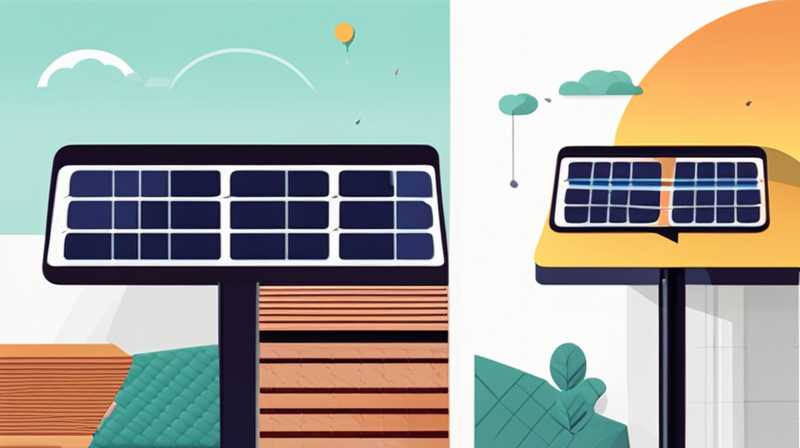 Which position is the solar panel?