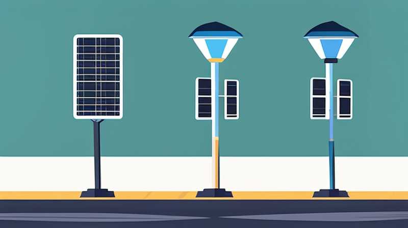 How to string solar street lights