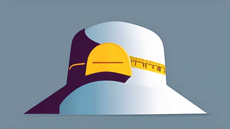 How to measure the length of a solar hat brim