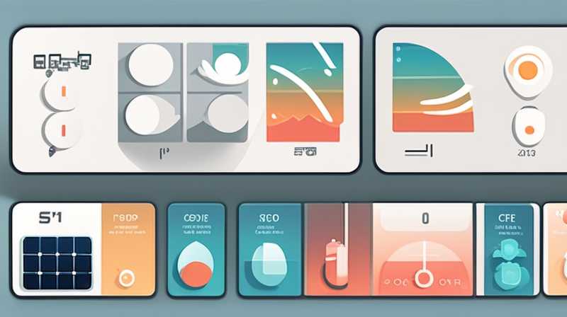 How to set up the old solar temperature control