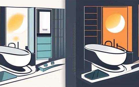 How to install solar headlights in the bathroom