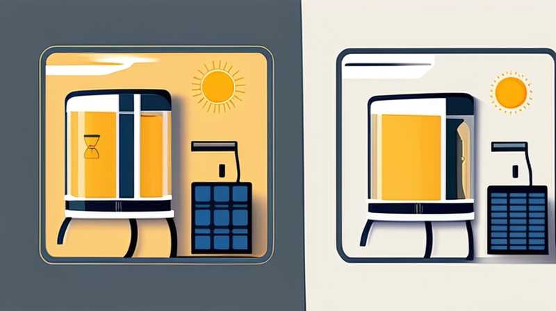 Can solar energy be used to charge? Why?