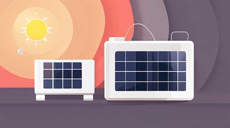 How many watts of light can an 8w solar panel carry?