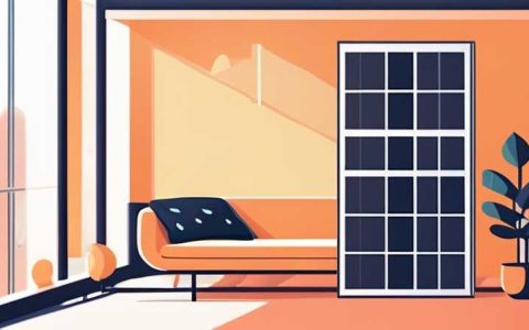 How to hang solar panels in the living room