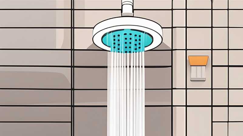 How to clean the Mercedes-Benz solar shower head