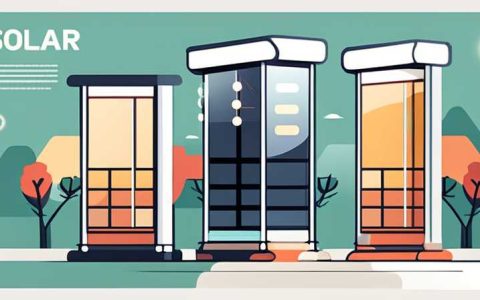 How to install a large column solar light