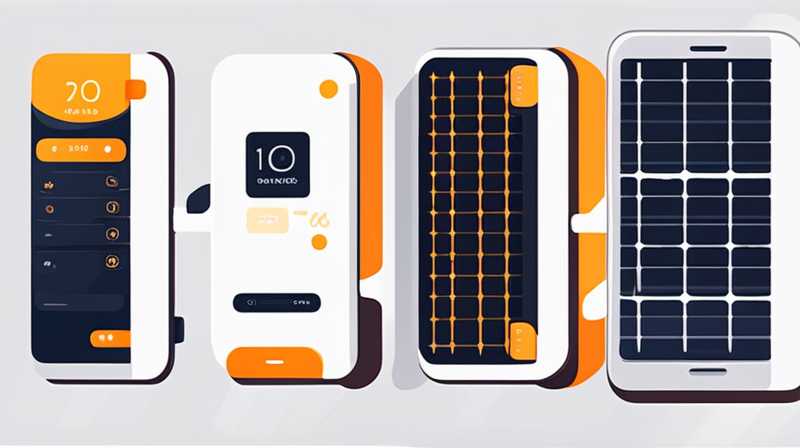 How many watts of solar panels can charge a mobile phone quickly