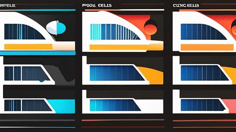 How to divide solar cells into positive and negative poles