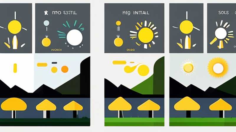 How to install landscape solar lights