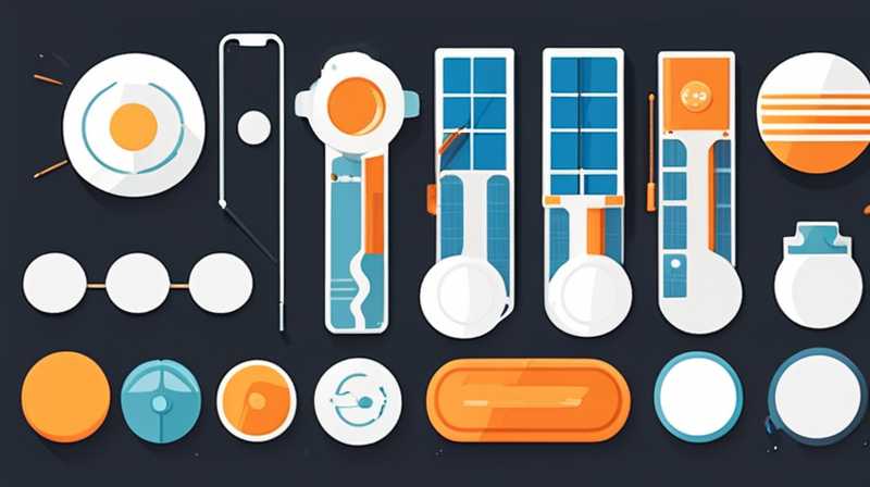 How to disassemble solar parts