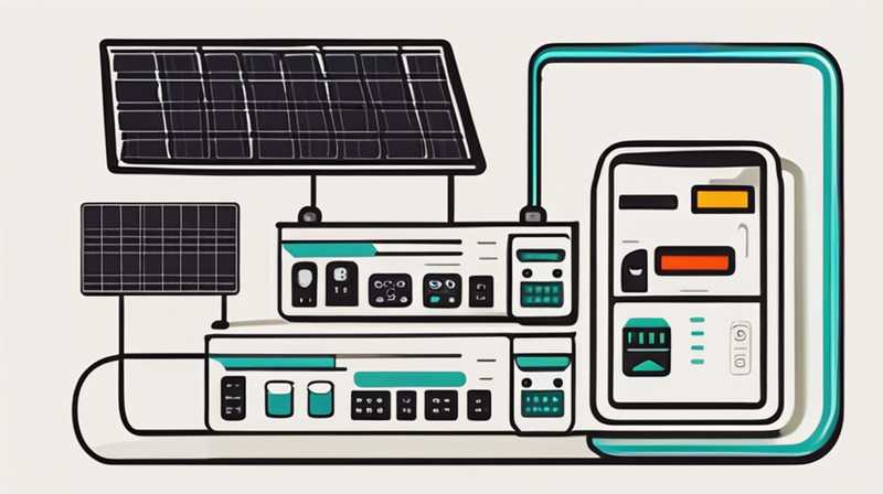 How to connect solar panel controller to light