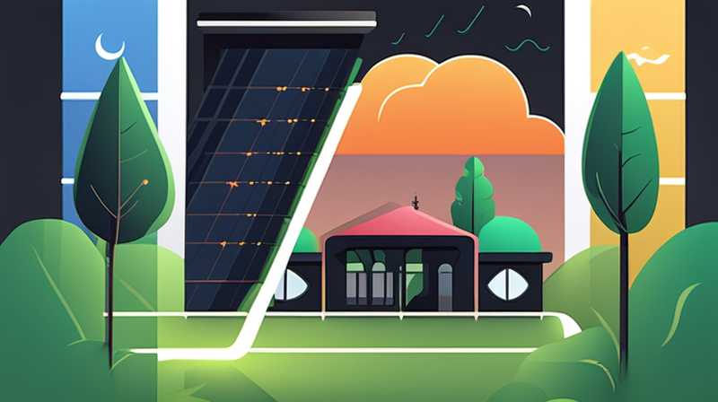 What is the solar lawn light system?