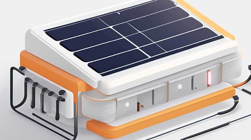 How to disassemble the solar charging coil