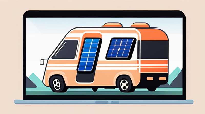 What brand is the RV solar panel?