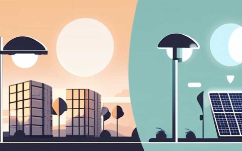 Where do solar street lights usually break down?