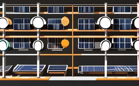 How to install solar light racks for construction sites
