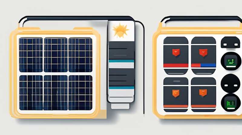 What kind of power generation panel should be used with 12v solar panels