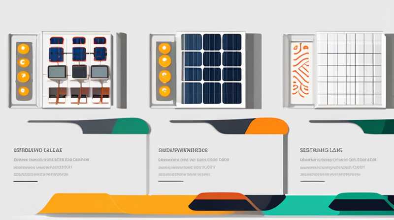 How to lay flat solar panels for installation