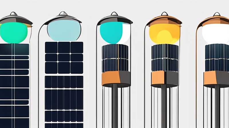 How to buy solar column lights