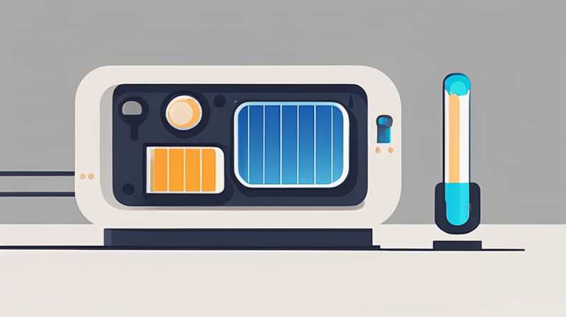 How to charge solar tubes when they are not in use