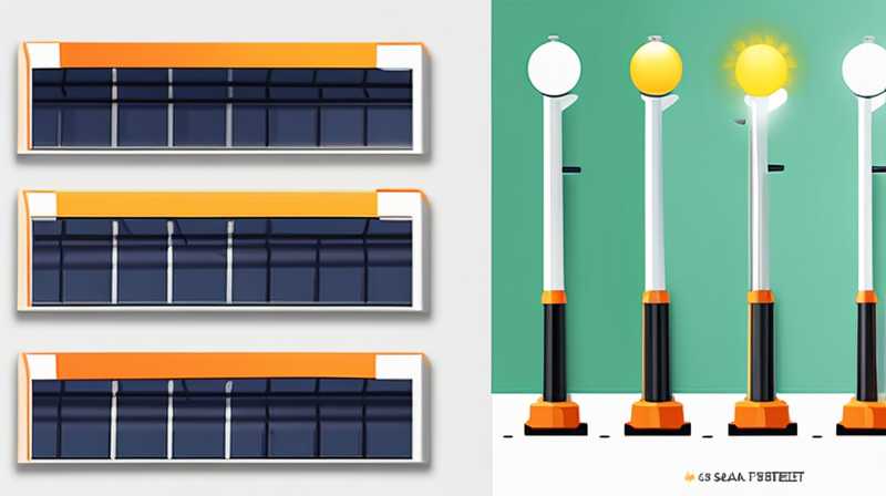 What is the HS number of solar street lights?