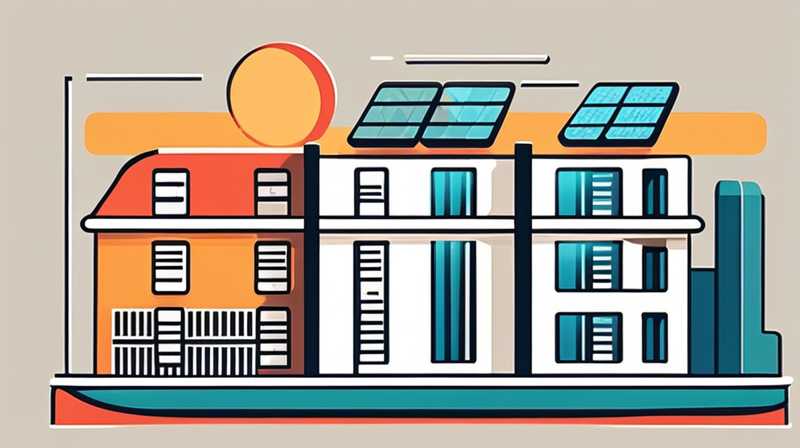 How to remove solar energy from high-rise windows